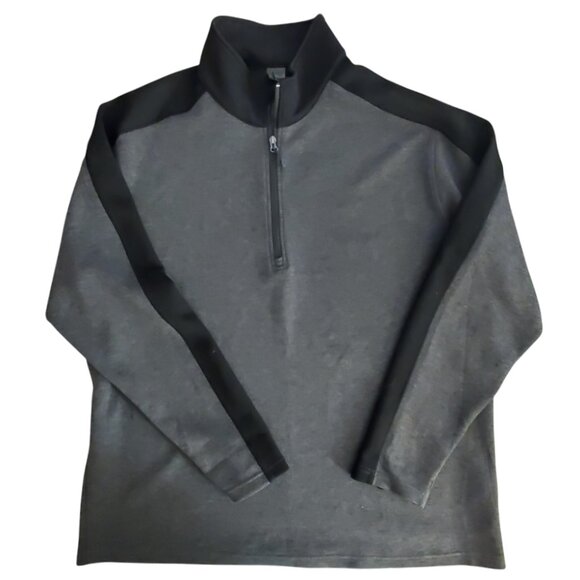 Storm Creek Other - Storm Creek Collaborator Quarter Zip Pullover Sweater Men's 2XL Gray/Black